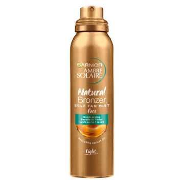 Natural Bronzer Quick Drying Light Self Tan Face Mist 75Ml